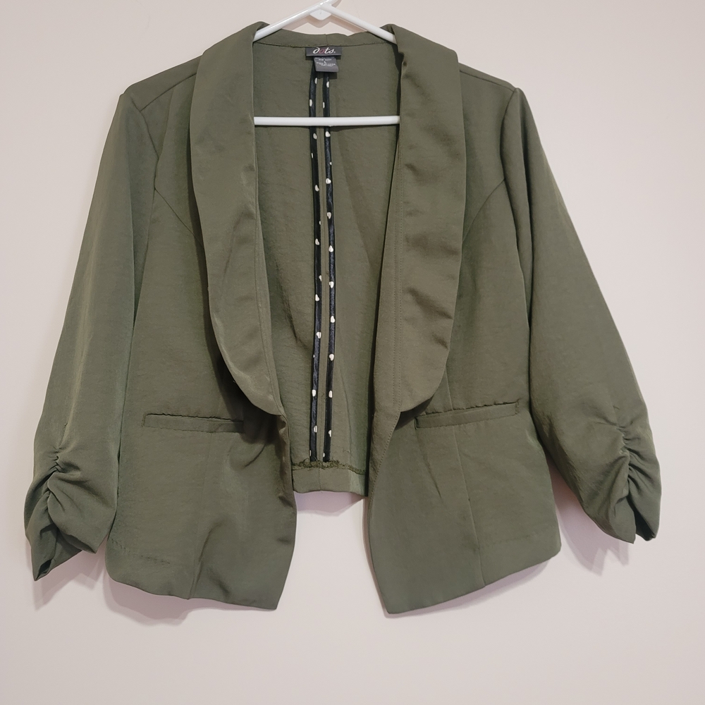 Dots Olive Women's Blazer